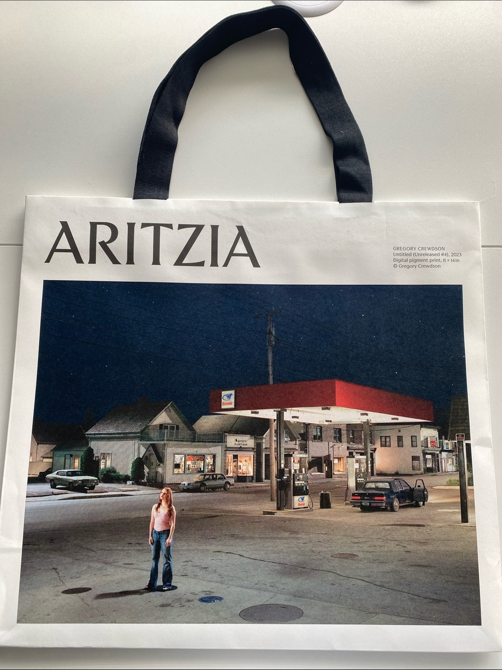 Aritzia Retail Bag featuring artwork by Gregory Crewdson